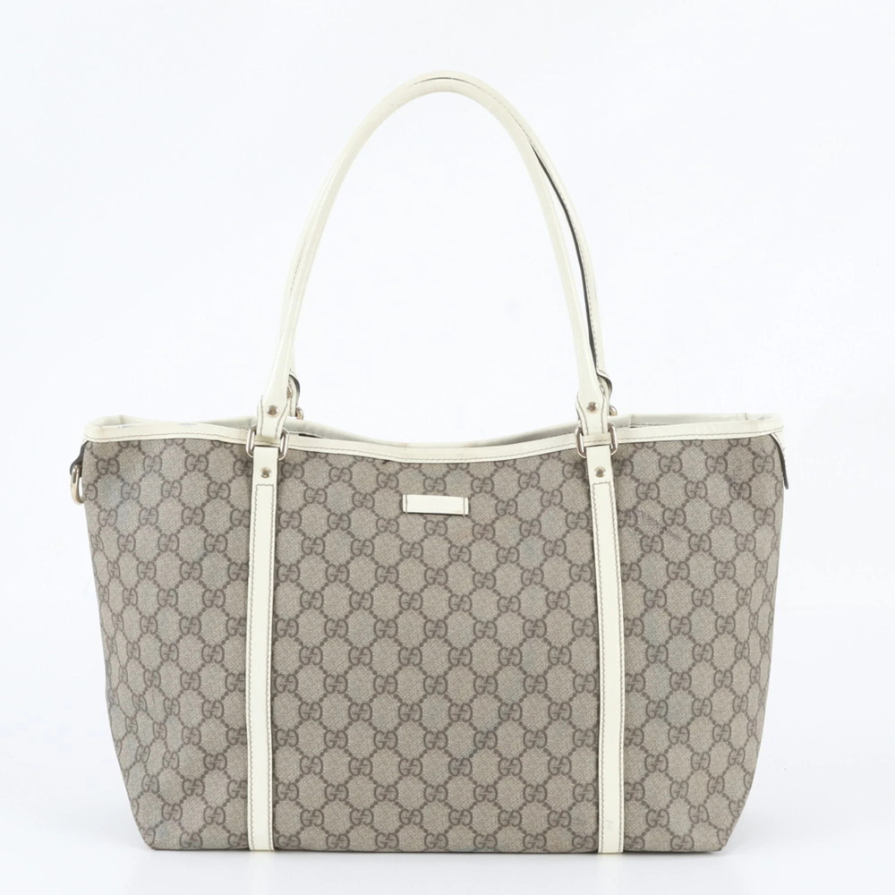 Gucci GG Supreme 197953 Leather Tote Bag Shoulder Handbag for Women